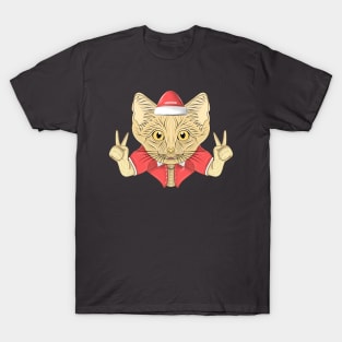 santa sand cat T-Shirt